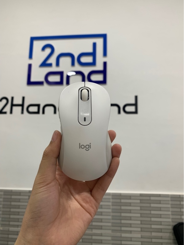 Chuột Logitech M650L - 2 mode bluetooth + receiver - Màu trắng - Ngoại hình: 98% - Body