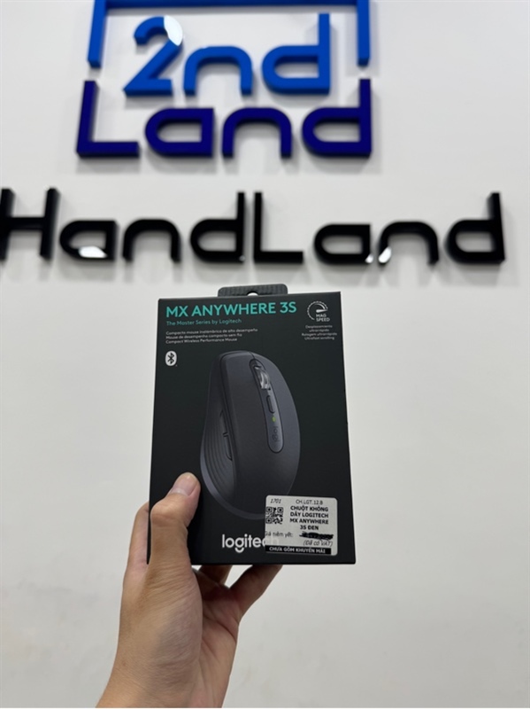 Chuột Logitech MX Anywhere 3S - 1 mode : bluetooth - Màu đen - Ngoại hình 97% - Kèm box 3