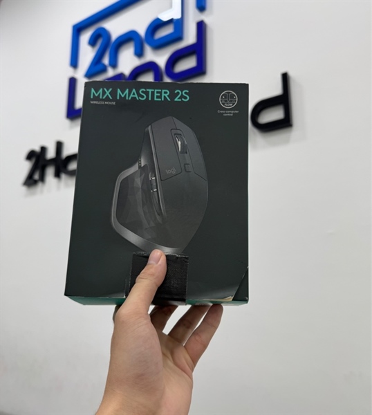 Chuột Logitech MX Master 2S - 2 mode : receiver , bluetooth - Màu đen - Ngoại hình 97% - Kèm box + Receiver 4