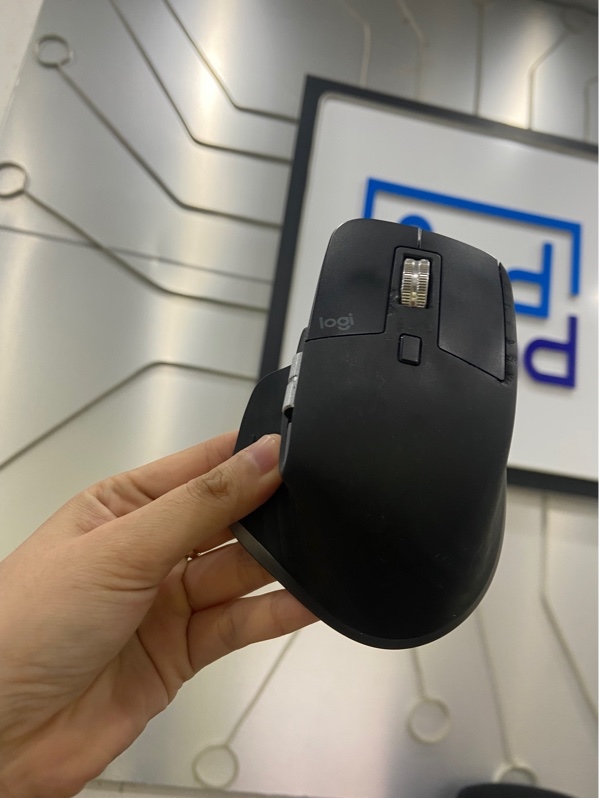 Chuột Logitech MX Master 3 For Mac - 2 Mode: Bluetooth, Đầu Bolt - Màu xám - Ngoại hình: 97% - Nhựa xấu - Kèm túi