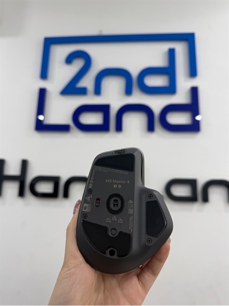 Chuột Logitech MX master 4 - Màu xám - Ngoại hình 98% - Feet mòn - Kèm box , receiver 3