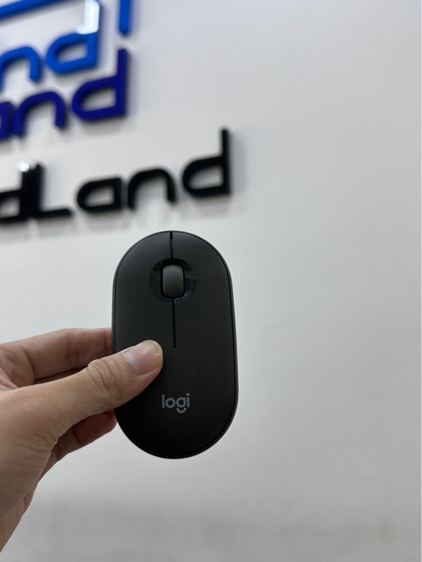 Chuột Logitech Pebble Mouse 2 M350s - 1 mode Bluetooth - Màu xám - Ngoại hình 97% - Mất receiver - Body