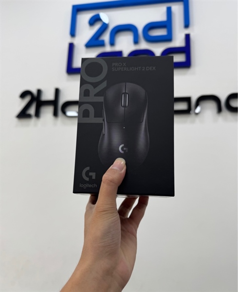 Chuột Logitech Pro X Super Light 2 Dex - 2 mode : Dây , receiver , dongle - Màu đen - Ngoại hình 97.5% - Fullbox 3