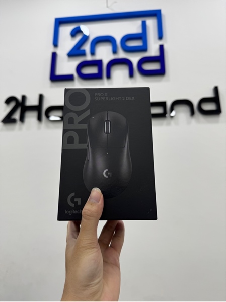 Chuột Logitech Pro X Superlight 2 DEX - 2 mode : dây , receiver - Màu đen - Ngoại hình 97% - Fullbox 4