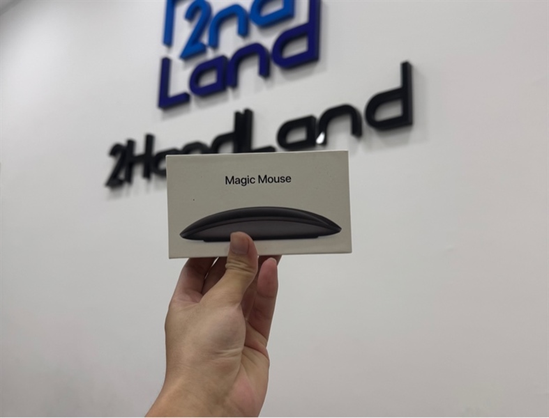 Chuột Magic Mouse 2 - Bản lightning - Màu đen - Ngoại hình 97% - Box 3