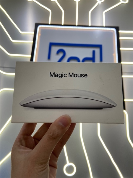 Chuột Magic Mouse 2 - Màu trắng - Ngoại hình: 97% - Kèm Box