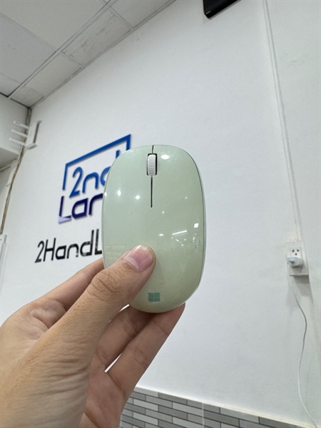 Chuột Microsoft - 1 mode bluetooth - Màu xanh mint - Ngoại hình 97% - Loạn lăn - Body