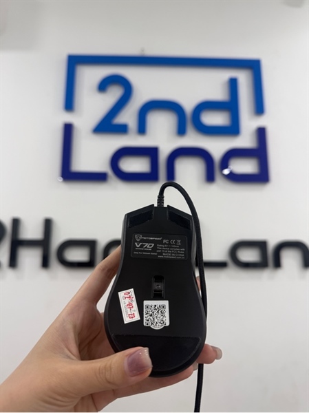 Chuột Motor Speed V70 - Màu xám - Ngoại hình 98% - Feet mòn - Body 2