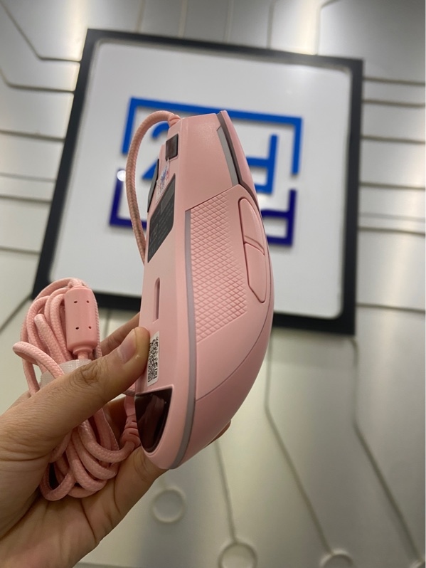 Chuột Motospeed V70 - 1 mode dây kết nối - Màu hồng - Ngoại hình: 97% - Kèm Box