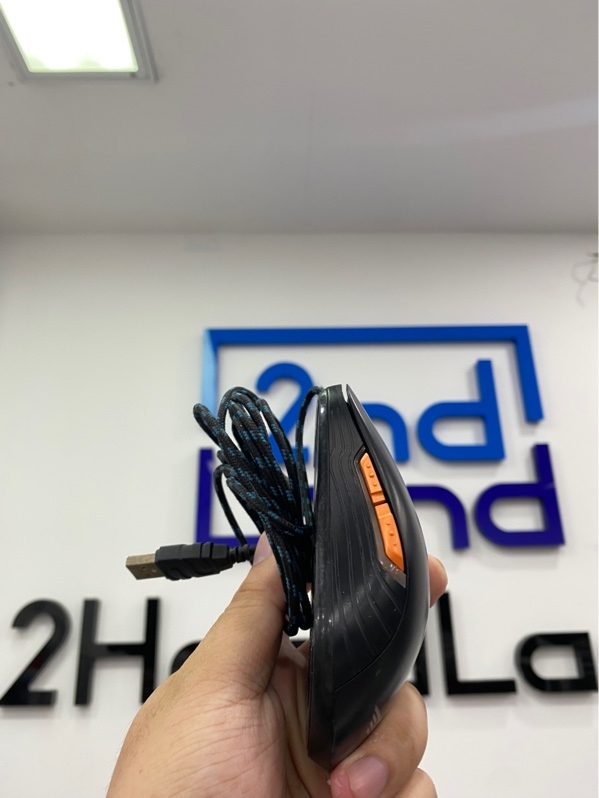 Chuột Newmen GX1-Plus - Màu đen - Ngoại hình: 96% - Ố cấn trầy dây dù bung chỉ nhẹ - Body