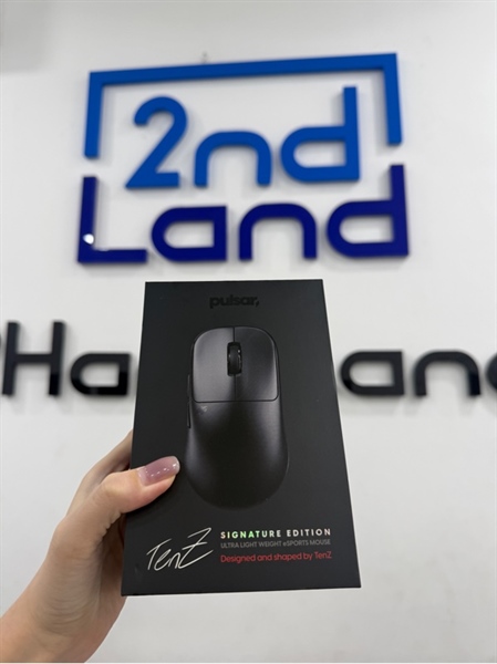 Chuột Pulsar TenZ Signature Edition Wireless Gaming Mouse - Màu đen - Ngoại hình 98% - FullBox