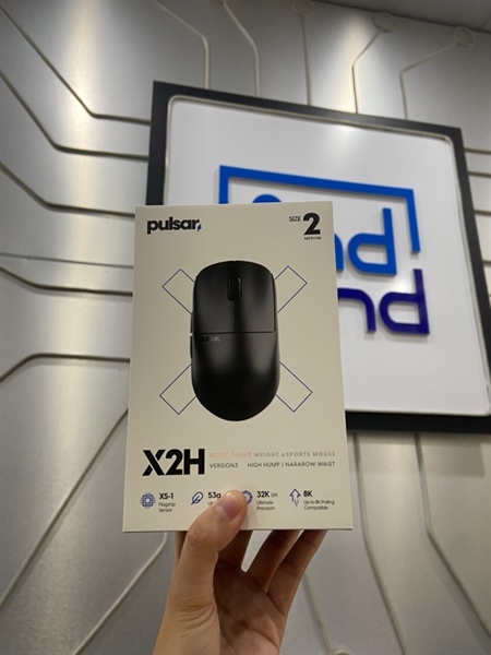 Chuột Pulsar X2HV3 Wireless - Màu đen - Ngoại hình: 98% - FullBox + Receiver + Dongle