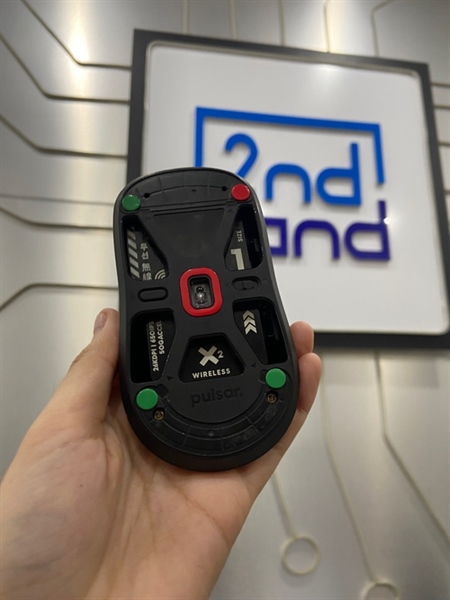 Chuột Pulsar Xlite Wireless X2 mini Black - Size 1 - Màu đen - Ngoại hình: 97% - Chuột trái phai màu, mất dây - FullBox 3