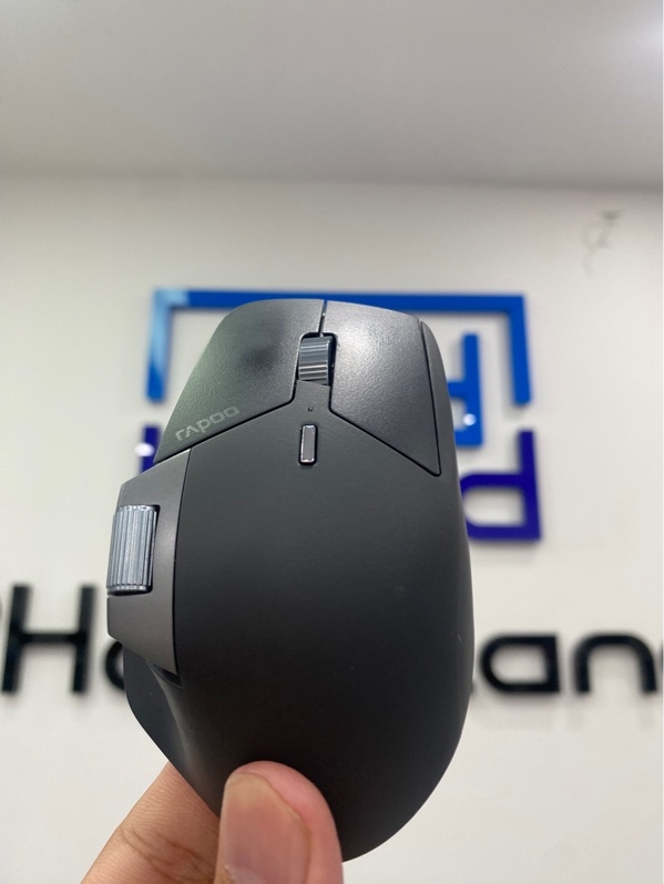 Chuột Rapoo MT760 mini - Màu đen - Ngoại hình: 97.5% - Feed mòn, nhựa mòn - Kèm Box + 2 receiver