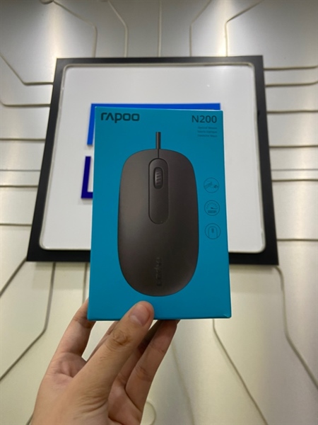 Chuột Rapoo N200 - Màu đen - Ngoại hình: 98% - Kèm Box