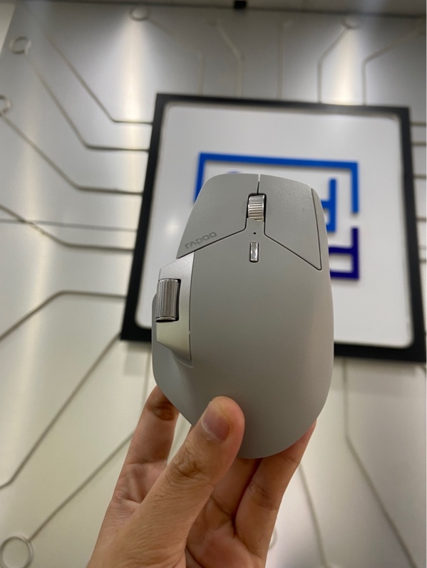 Chuột Rappo MT760M Mini - 2 mode : 2.4/Bluetooth - Màu trắng xám - Ngoại hình: 98% - FullBox