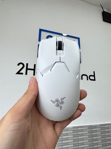 Chuột Razen Viper V2 Pro - 2 mode 2.4g+dây - Màu Trắng - Ngoại hình 98% - Fullbox 1