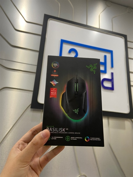 Chuột Razer Basilisk V3 - 1 Mode dây - Màu đen - Ngoại hình: 99% - FullBox