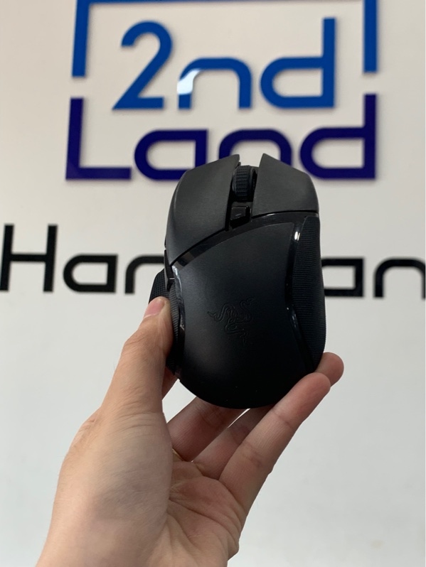 Chuột Razer Basilisk X Hyperspeed - 2 mode 2.4G + bluetooth - Màu đen - Ngoại hình: 96% - Trầy, tróc đệm cao su - Body