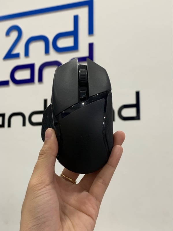 Chuột Razer Basilisk X Hyperspeed - 2 mode 2.4G + bluetooth - Màu đen - Ngoại hình: 97% - Trầy body - Body