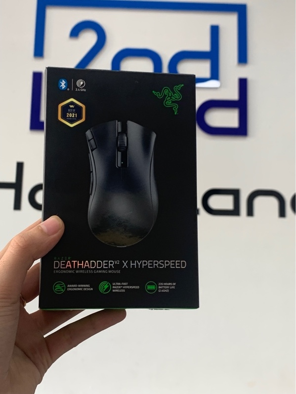 Chuột Razer Deathadder V2 Hyperspeed - Màu đen - Newseal