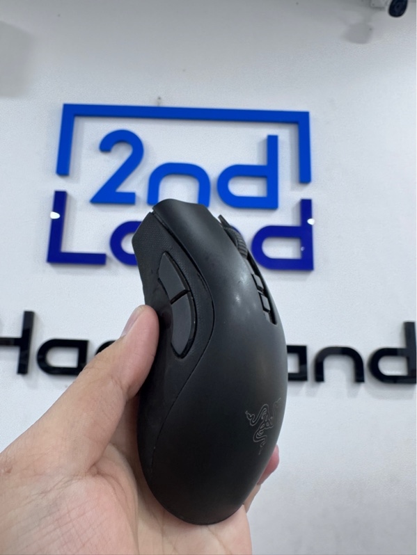 Chuột Razer Deathadder V2 pro - Màu đen - Ngoại hình 96% - Trầy xước, feed mòn, rách hết cao su - Kèm box, kèm dây, receiver, doongle