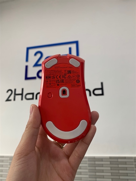 Chuột Razer Deathadder V3 Pro Faker Edition - Màu đỏ - Ngoại hình: 98% - Body, kèm receiver 2