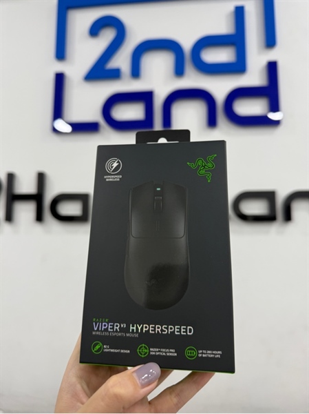 Chuột Razer Viper V3 Hyperseed - Màu đen - Ngoại hình 98% - Kèm Box , receiver