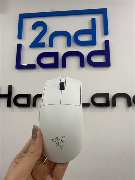 Chuột Razer Viper V3 Pro - 2 mode - Màu trắng - Ngoại hình 97% - Đã thay feed - Kèm dây kết nối , dongle
