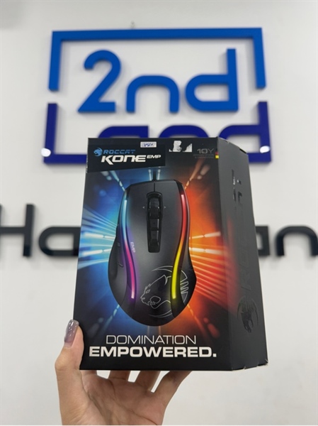 Chuột Roccat Kone EMP - 1 mode - Màu đen - Ngoại hình 98% - Kèm Box