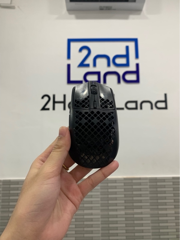 Chuột Steelseries Aerox 3 Wireless (2022) Onyx - 3 mod - Màu đen - Ngoại hình: 97% - Mất receiver - Body