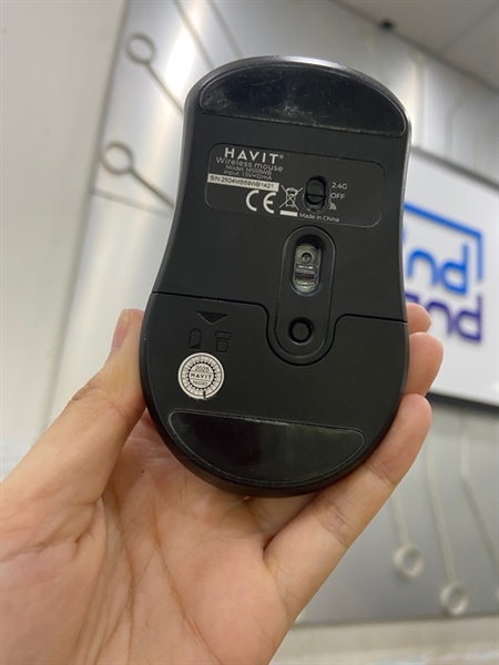 Chuột Wireless Havit MS59WB - Màu đen - Ngoại hình: 98% - Body 3