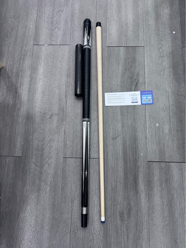 Cơ bi da Wolf Billiard AP new version, ngọn mộc - Ngoại hình 97% - Trầy cấn nặng, chuôi ngọn lắc nhẹ - Kèm 1 nối