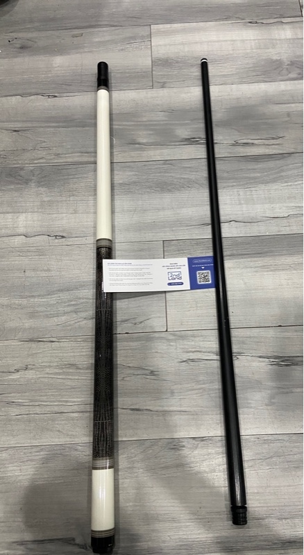 Cơ bida Allin Crazy Composite - Ngọn turtle A1 carbon composite - Màu trắng đen - Ngoại hình: 98% - Body