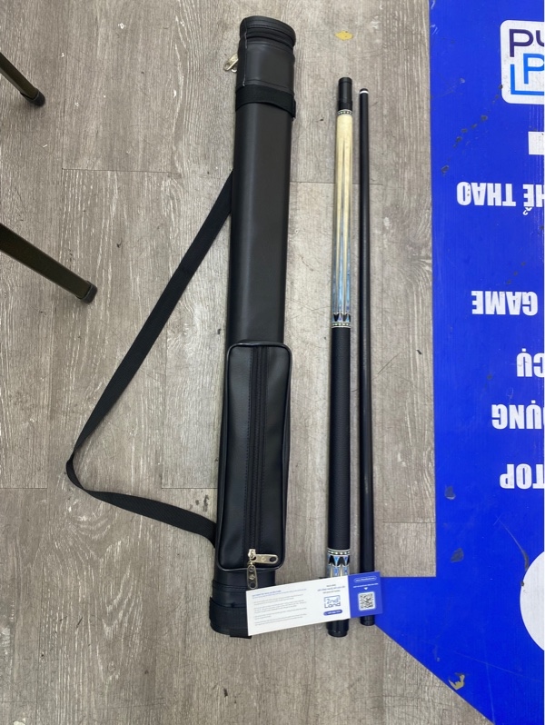 Cơ Bida Allin Intro 01 - Màu trắng xanh - Ngoại hình 98% - Kèm túi