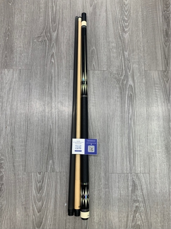 Cơ bida CUE ELF ngọn carbon - Màu đen - Ngoại hình: 97% - Kèm túi