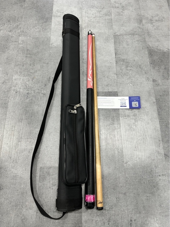 Cơ Bida Cuppa Pink S9 - Màu hồng - Ngoại hình: 97% - Kèm túi đựng