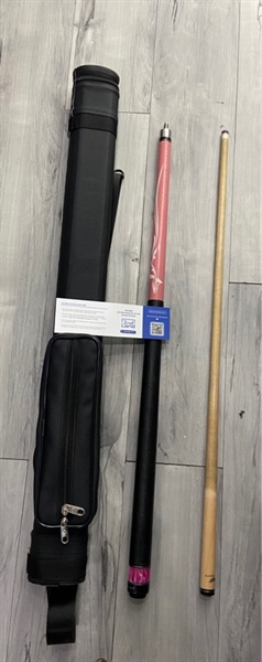 Cơ Bida Cuppa Pink S9 - Màu hồng - Ngoại hình: 98% - Kèm ngọn mộc,túi