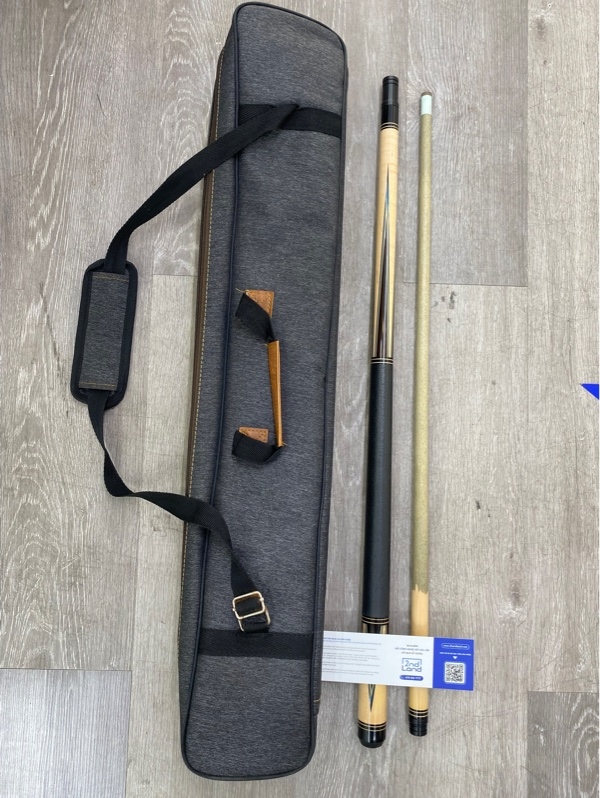 Cơ bida Dufferin Series 6 - Màu gỗ - Ngoại hình 97% - Ngọn bị đổi màu - Kèm túi