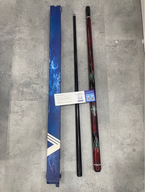 Cơ bida Evo MeG-Crimson Jaw - Màu nâu - Ngoại hình: 97.5% - Kèm ngọn - Box
