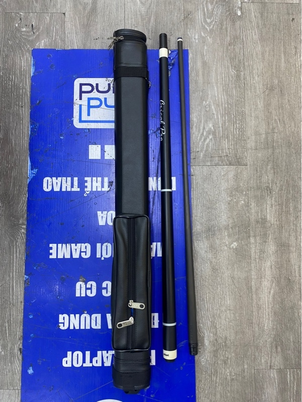 Cơ bida Full Carbon Crical pro - Màu đen - Ngoại hình 98% - Kèm túi