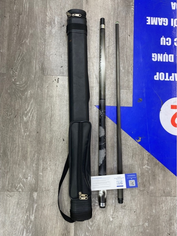 Cơ bida Leadsuper LSA - Màu đen - Ngoại hình 97% - Tróc sơn chui nhẹ - Kèm túi