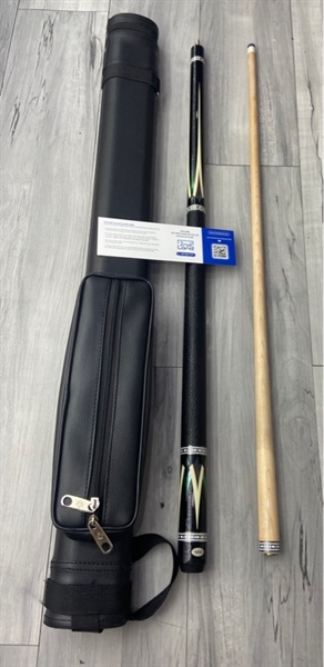 Cơ bida Wolf Billiard B A 190Z - Màu đen - Ngoại hình: 98% - Kèm ngọn Wolf W1 + túi