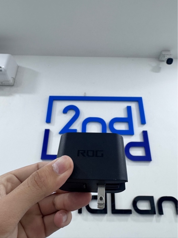 Cốc sạc ASUS ROG Gaming Charger Dock AC65-03 - 65W - Ngoại hình 98 - Thiếu 1 cáp c-c - Kèm box