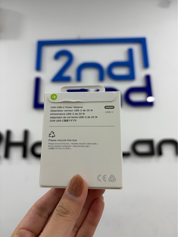 Cốc sạc iPhone 20W Zin - Màu trắng - New - D