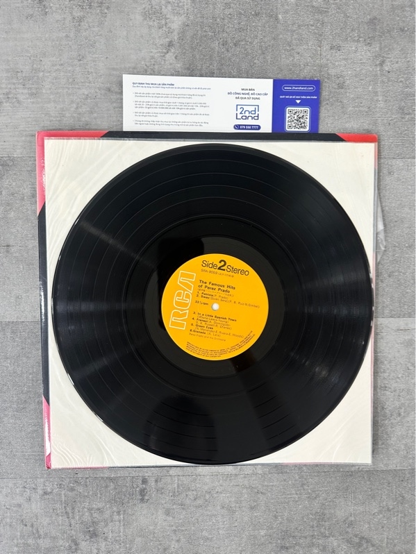 Combo 2 đĩa than Perez Prado – The Famous Hits Of Perez Prado - Ngoại hình 98% - Box