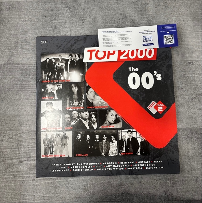 Combo 2 đĩa Various Artists - Top 2000 - The 00's (Vinyl 2LP) - Ngoại hình 98% - Box