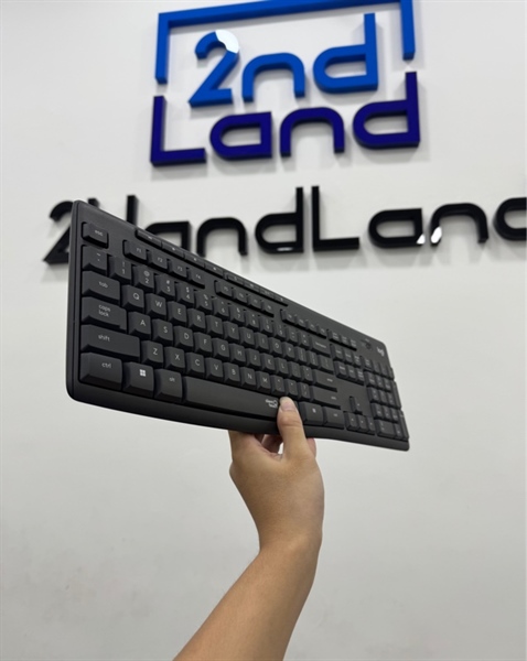 Combo bàn phím + Chuột không dây Logitech MK295 Silent - 1 mode : receiver - Màu đen - Ngoại hình 97% - ( Phím gãy 1 chân đế ) - Kèm receiver 1