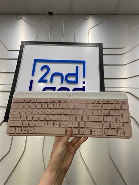 Combo bàn phím chuột Logitech K470-M340 - Màu hồng - Ngoại hình: 97% - Body