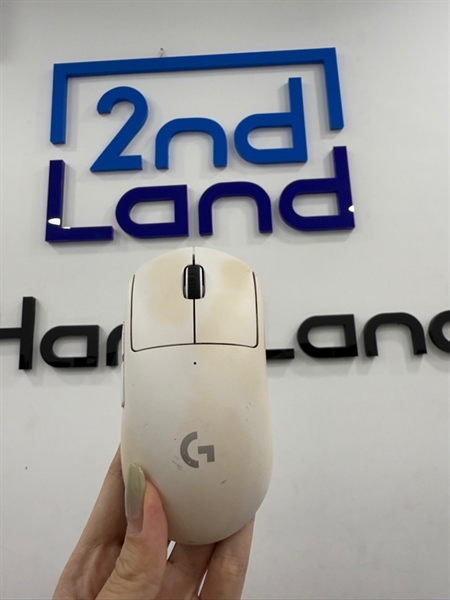Combo Chuột Logitech Pro X Supper Light - 2 mode: receiver , dây - Màu trắng - Ngoại hình 97% - Kèm Box , pad chuột ninja Fx Artisan 1